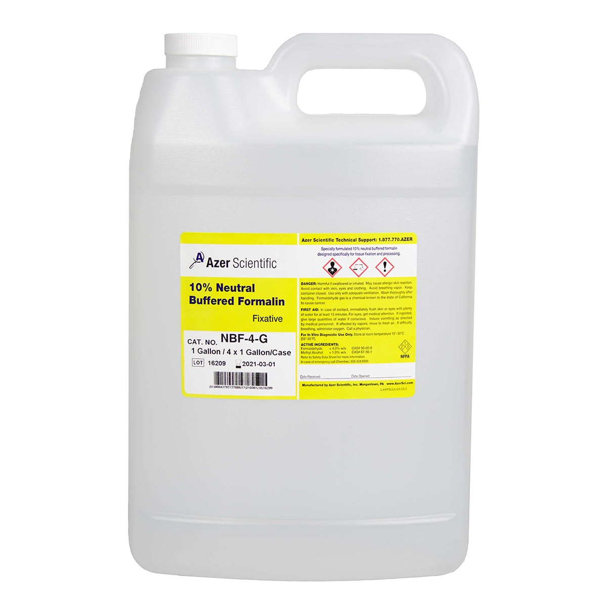 Formalin Solution Neutral Buffered 10% 1gal 4/Ca